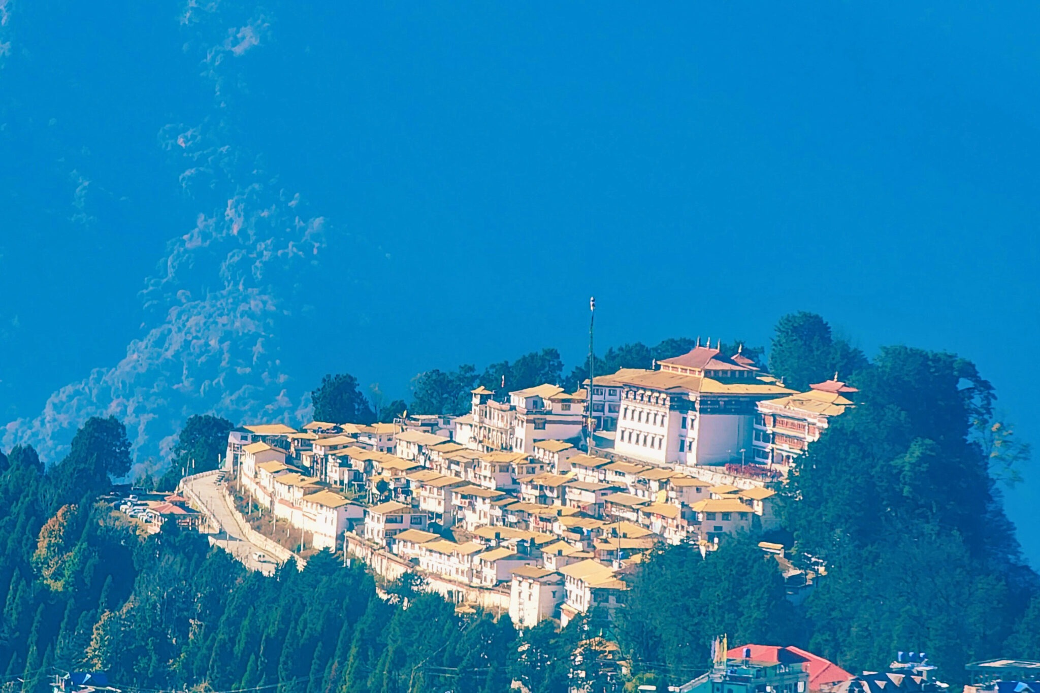 Stand at Tawang Monastery
